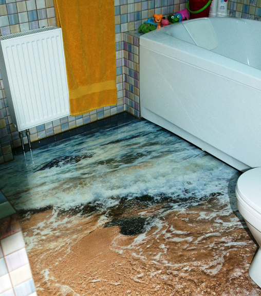 厭倦傳統(tǒng)地板，將其變成美麗海洋