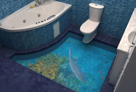 厭倦傳統(tǒng)地板，將其變成美麗海洋