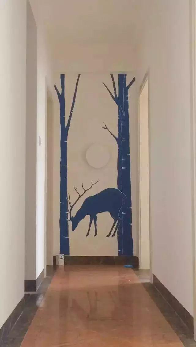 走廊盡頭這樣裝 真漂亮！