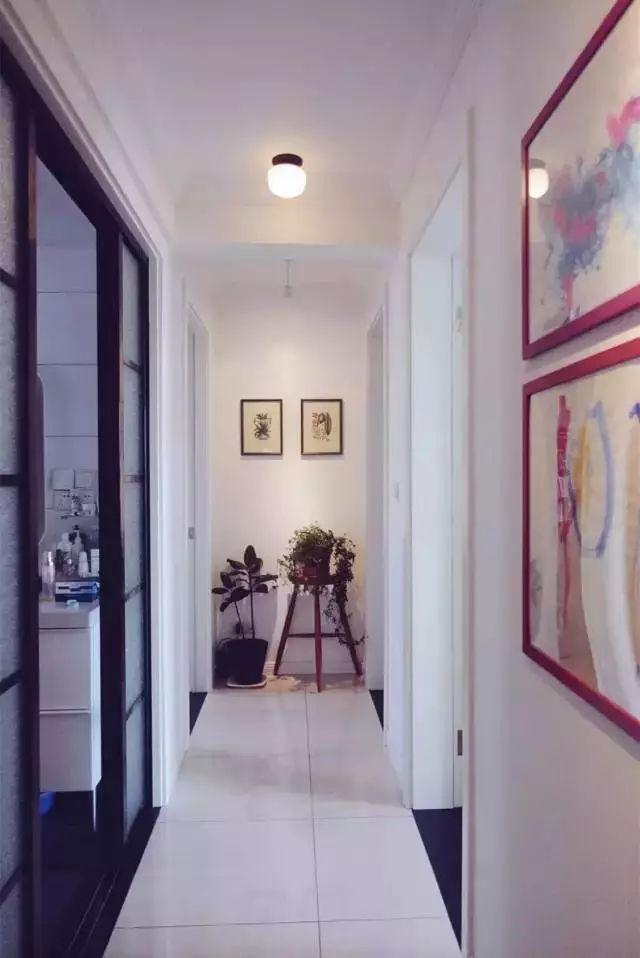走廊盡頭這樣裝 真漂亮！