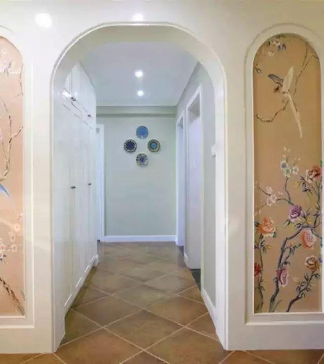 走廊盡頭這樣裝 真漂亮！