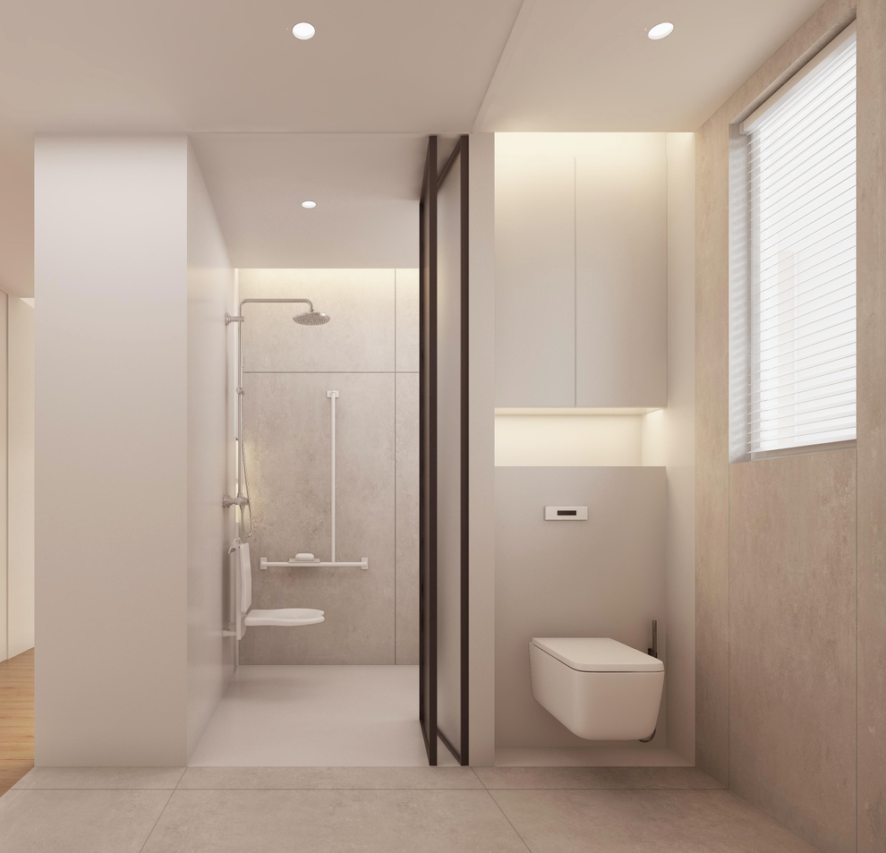 淋浴間設(shè)置扶手